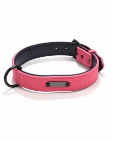 XL size-Rose Red-Dog Collar...