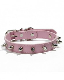 XL size-Pink-Spiked Studded...