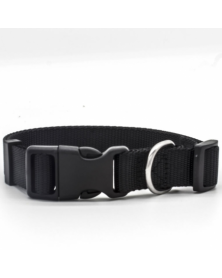 L size-black-Dog Collar...