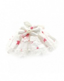 S size-Pink White Stars-Pet...