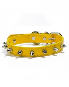 XL size-yellow-Harp Spiked...