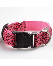 L size-pink-LED Leopard Dog...