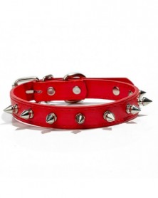 XL size-Red-Harp Spiked...