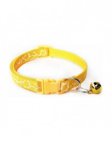 4 Yellow-Colored Cat Collar...