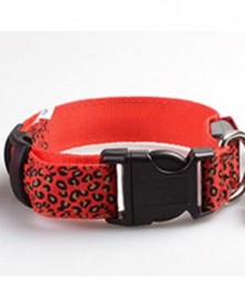 L size-red-LED Leopard Dog...