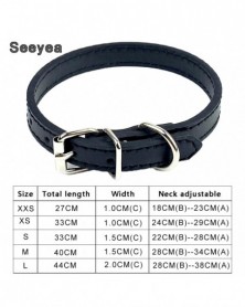 M size-Black-Pet Dog Collar...