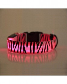 XL size-Pink-LED Dog Collar...