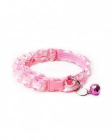 C pink-Dog Collar Bell...