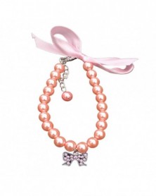 L size-Pink-Pet Necklace...