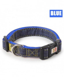 2.5cm-BLUE-dog collar...