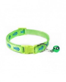 3 Green-Colored Cat Collar...