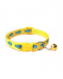 3 Yellow-Colored Cat Collar...