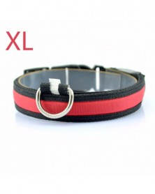 Red XL-Nylon Dog Collars...