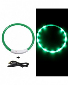 35CM-Green-B-Dog Collar Led...