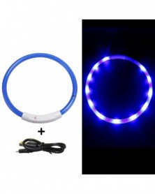 35CM-Blue-B-Dog Collar Led...