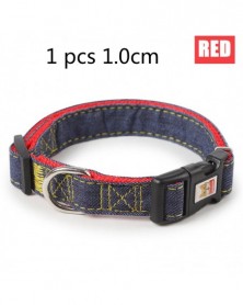 2.0cm-RED-1 Pcs Pets Denim...