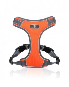 L size-Orange - Dog Harness...