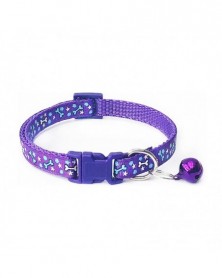 2 Purple-Colored Cat Collar...