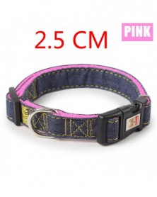 PINK 2.5cm-S M L Pet Collar...