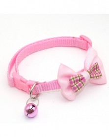 lattice pink-Cat Cute Bow...