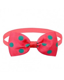 Watermelon Red-Pet Neck Bow...