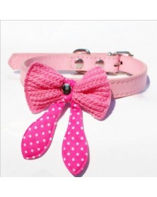 S size-pink-PU Leather Pet...