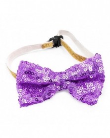 Purple-Cats Collar Sequins...