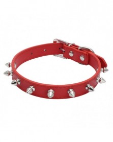 M size-Red-Cats Dog Leather...