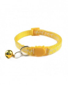 crack yellow-Puppy Collar...