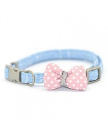 L size-sky blue-dog collar...