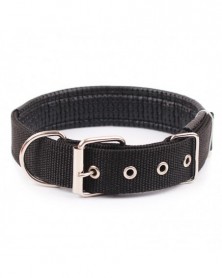 A9-Solid Dog Collars Nylon...