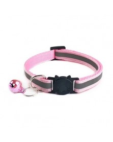 Pink-Pet collar reflective...