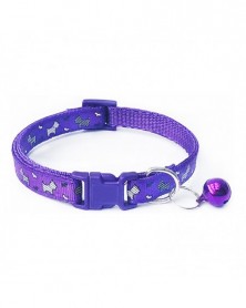 Purple-1Pc Cat Dog Collar...