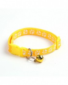 yellow-Cute Bell Collar For...