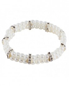 M size-White-Fashion Pearl...