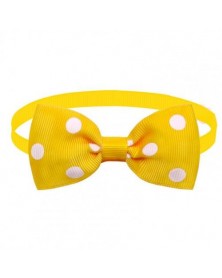 Yellow-Pet Neck Bow Wave...