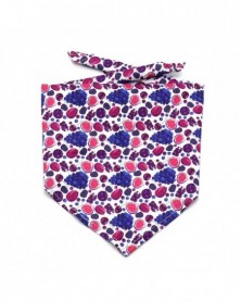 Purple-Puppy Triangle Scarf...