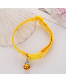 Yellow-1PC Cat Collar With...