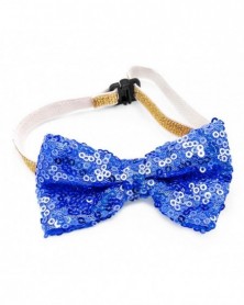 Blue-Pet Neck Bow Delicate...