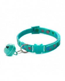 Green-Pet Cat Collar with...