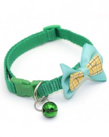 Green-Cute Bowknot Dog Cat...