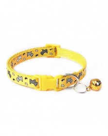 Yellow-1Pc Cat Dog Collar...