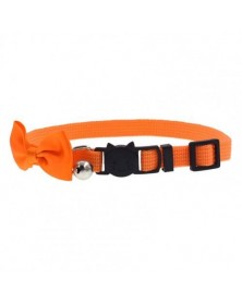 Orange-Cat Collar Solid...