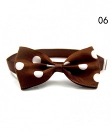 6-Pet Dot Print Bow Tie...