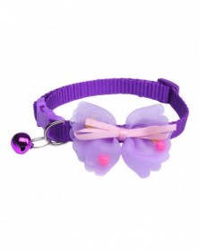 Purple-Pet Cat Collar...