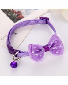 Purple-Pet Cute Collar High...