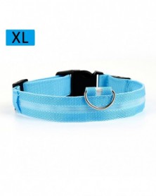 Blue-Nylon Led Dog Collar...