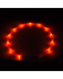 S 35 CM-Red-USB LED dog...