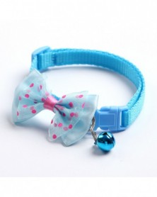 light blue-New Year Dog Bow...