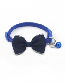 Blue-Lovely Pet Bow Collar...